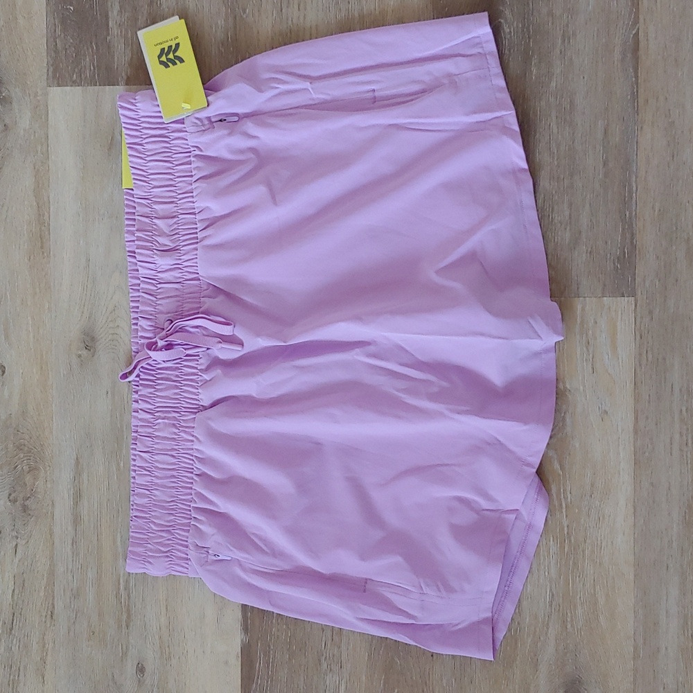 NWT All in Motion Women's Mid Rise Core Flex Woven Skort Purple Size XL